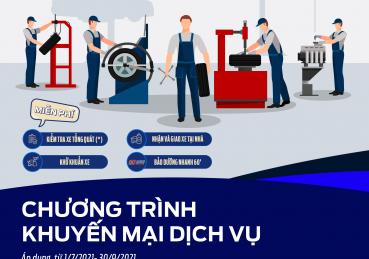 CHƯƠNG TRÌNH KHUYẾN MẠI DỊCH VỤ CÙNG SÀI GÒN FORD