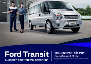 CHƯƠNG TRÌNH LỌC DẦU ĐẶC BIỆT DÀNH CHO FORD TRANSIT