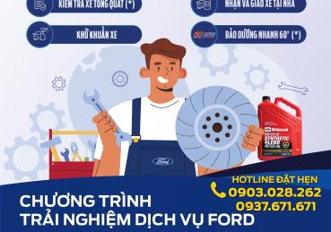 Chương trình trải nghiệm dịch vụ tại Sài Gòn Ford 01/06/2022