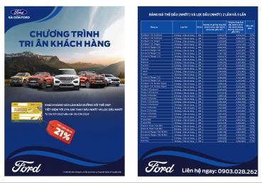 Chương trình trải nghiệm khách hàng tại Sài Gòn Ford