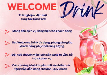 Chương trình Welcome Drink