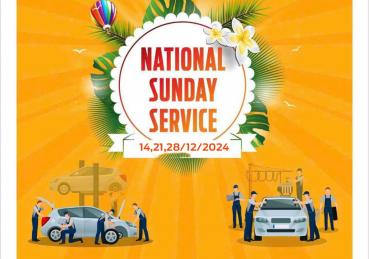 Dịch vụ - SÀI GÒN FORD TIẾP TỤC MANG ĐẾN NIỀM VUI NGÀY CHỦ NHẬT - SUNDAY SERVICE