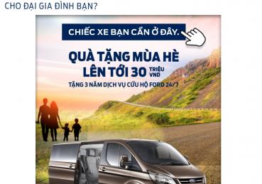 FORD TOURNEO - CHIẾC XE DÀNH CHO GIA ĐÌNH