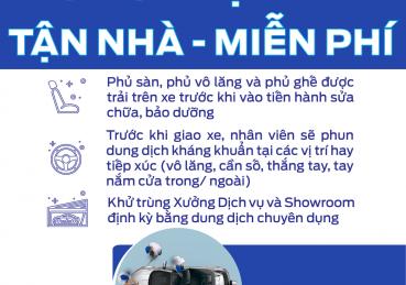 GIAO NHẬN XE MIỄN PHÍ MÙA COVID TẠI SÀI GÒN FORD 