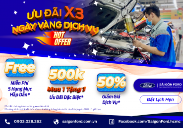 Khuyến mãi đặc sắc trong tháng 10 tại Sài Gòn Ford có gì hấp dẫn?