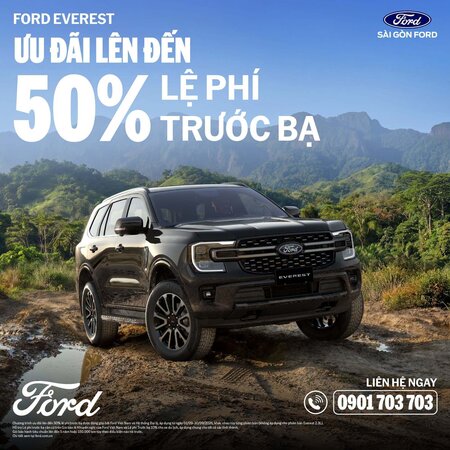 Khuyến mãi Ford Everest tháng 9/2026: Ưu đãi lớn bất ngờ, khách mua xe đang chờ gì?