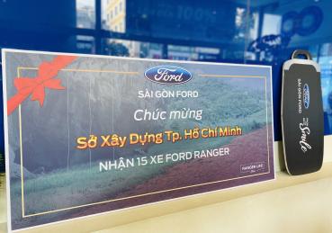  LỄ BÀN GIAO 15 XE FORD RANGER XLS - SỞ XÂY DỰNG TP. HỒ CHÍ MINH 
