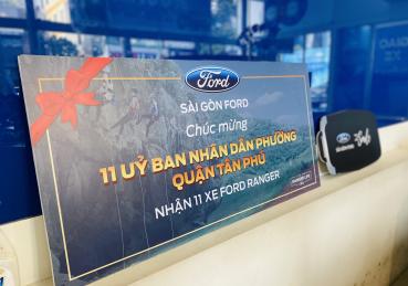 LỄ BÀN GIAO XE FORD RANGER - 11 ỦY BAN NHÂN DÂN PHƯỜNG - QUẬN TÂN PHÚ