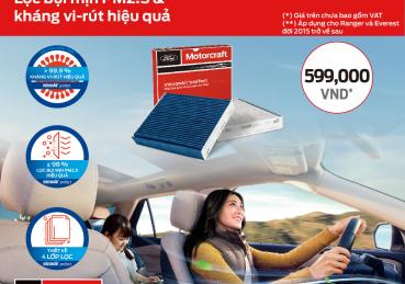 LỌC GIÓ ĐIỀU HÒA MỚI FORD MOTOCRAFT