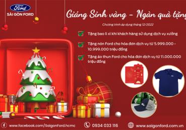 Mừng Giáng Sinh cùng cơn mưa quà tặng tại Sài Gòn Ford