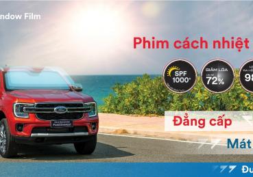 PHIM CÁCH NHIỆT 3M – PHỤ KIỆN CHÍNH HÃNG PHÊ DUYỆT BỞI FORD