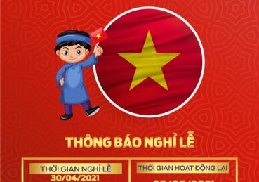  SÀI GÒN FORD THÔNG BÁO LỊCH LỄ 30/04 & 01/05