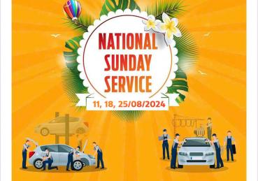  SÀI GÒN FORD TIẾP TỤC MANG ĐẾN NIỀM VUI NGÀY CHỦ NHẬT - SUNDAY SERVICE
