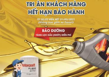  TRI ÂN KHÁCH HÀNG HẾT HẠN BẢO HÀNH