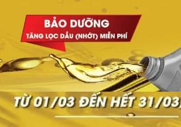 Tri ân khách hàng hết hạn bảo hành tiêu chuẩn trong tháng 3