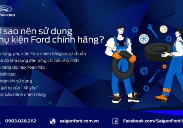 Vì sao nên sử dụng phụ tùng chính hãng của Ford⁉️
