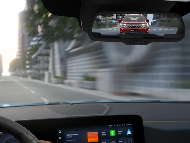 Gương chiếu hậu kỹ thuật số tiên phong trong phân khúc​